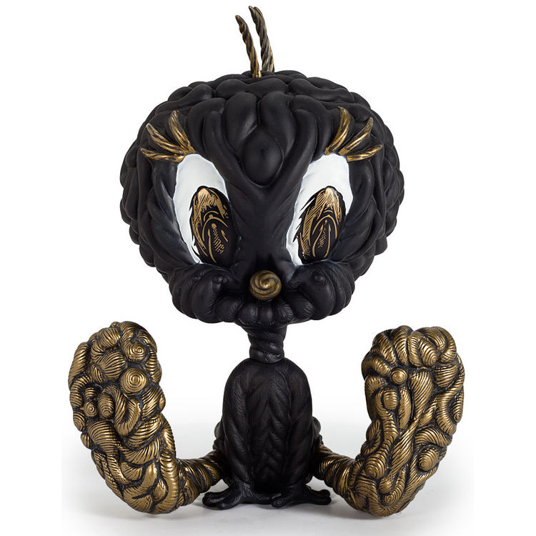 Tweety Bird 8" - Black by Mark Dean Veca
