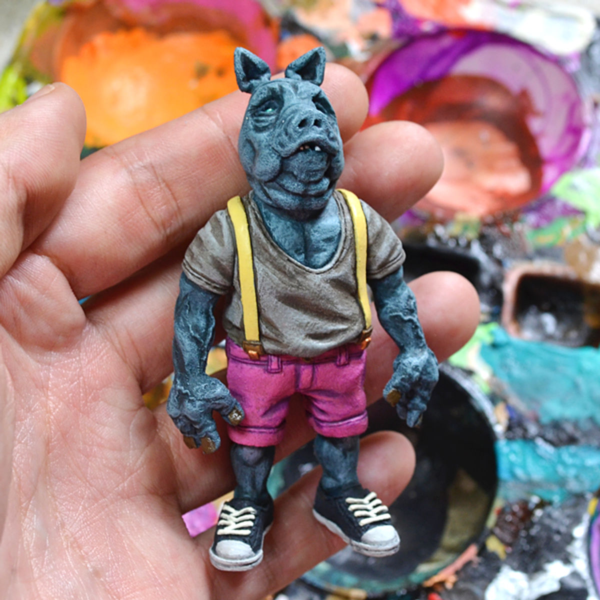 Porkins the second (handpainted)