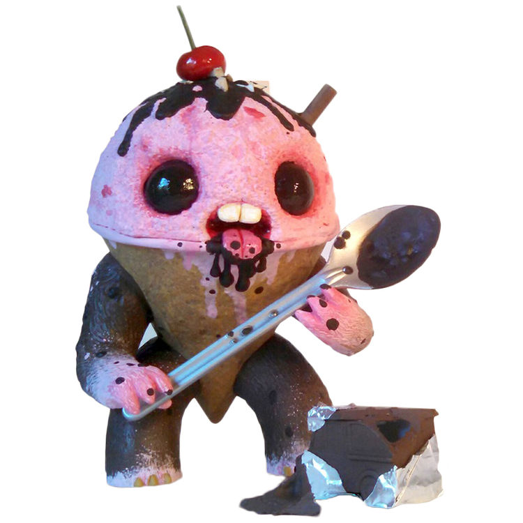 The Ice Scream Monster - Strawberry by Daniel Fleres