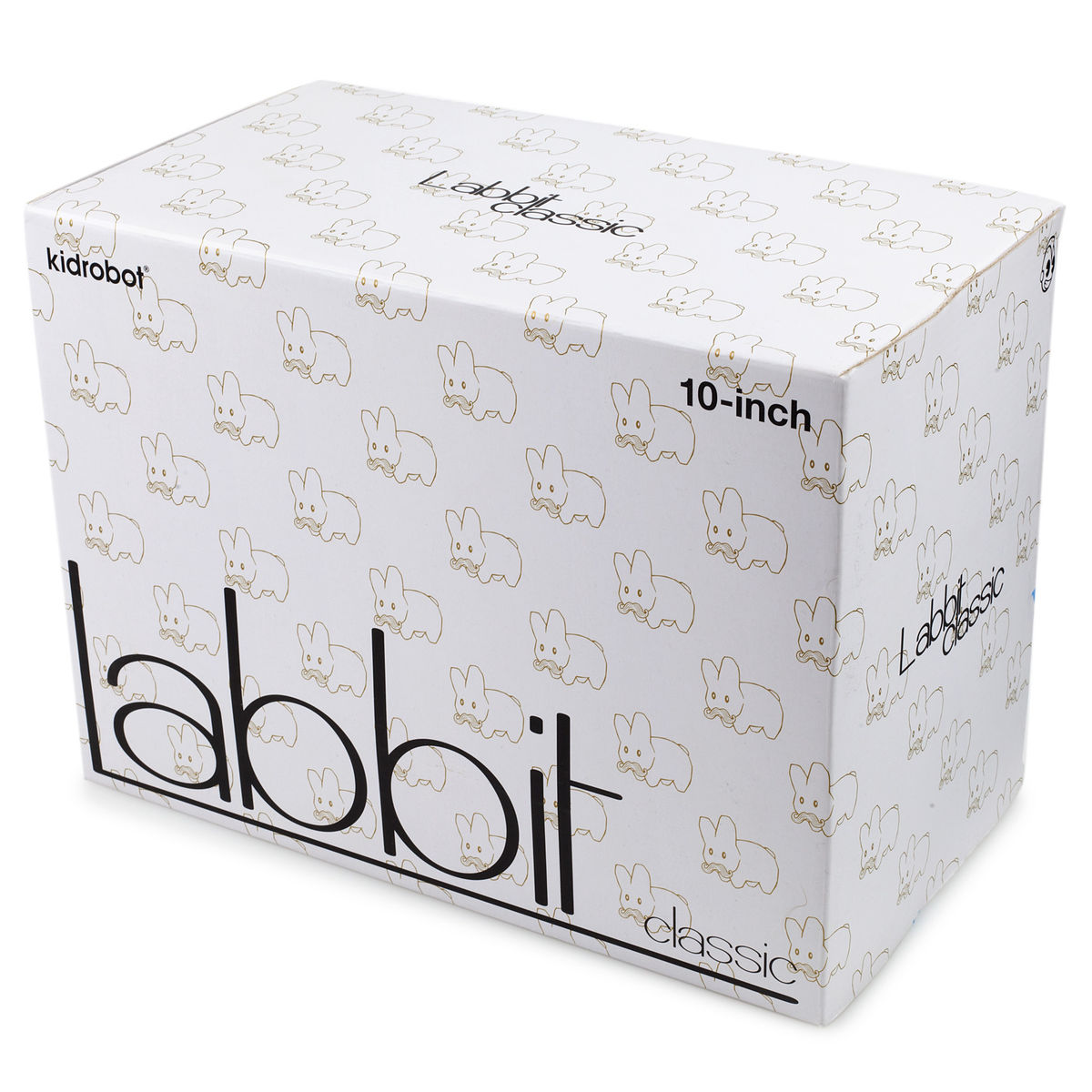 Mustache Labbit Glossy White - 10"