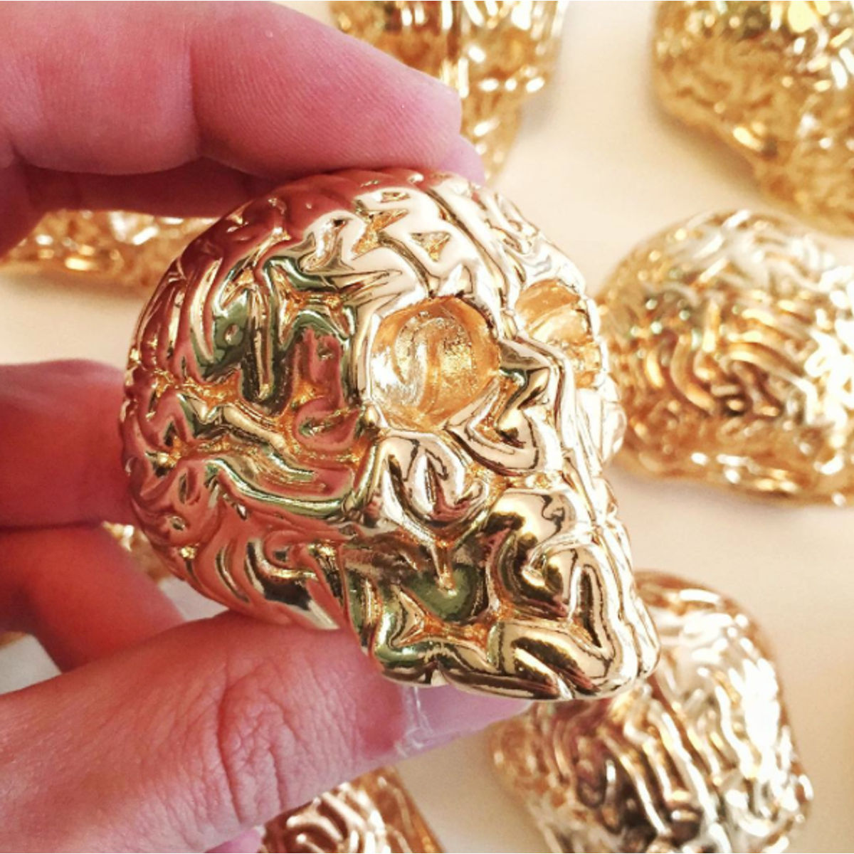 MINI Skull Brain - 24K GOLD EDITION