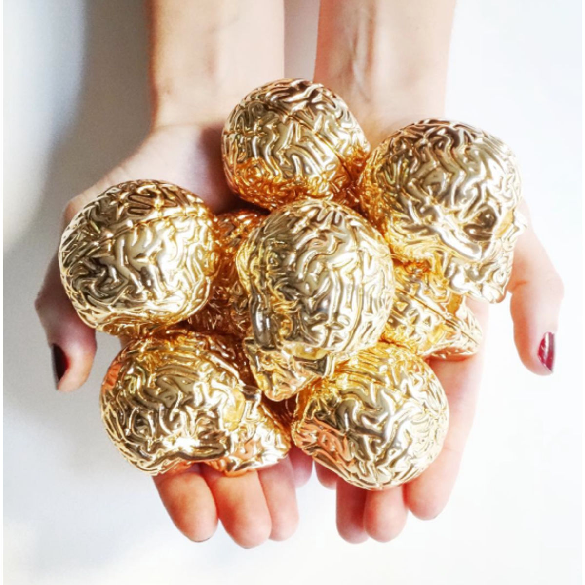 MINI Skull Brain - 24K GOLD EDITION