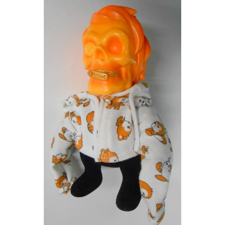 TAKESHIT ZIPFACE (the O Ren di head / black flocky object / animal pattern parka) by Take-Shit