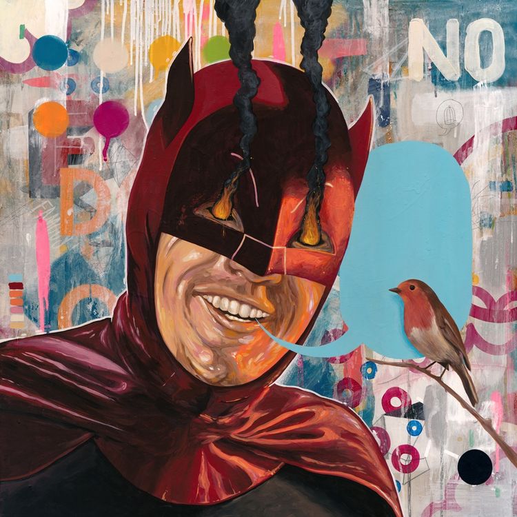 Caped Crusader by Famous When Dead