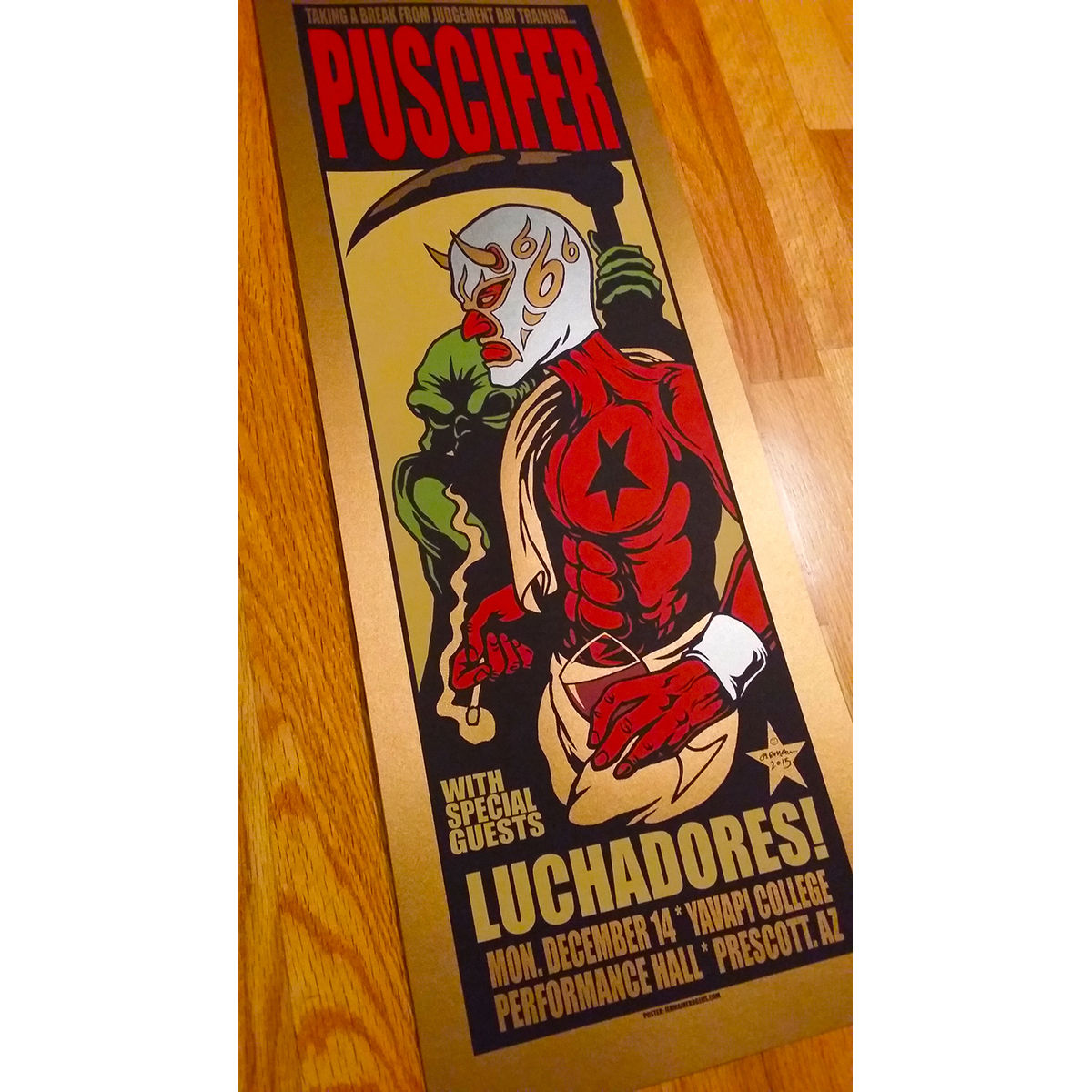Puscifer - Arizona 2015 (Antique Gold Variant)