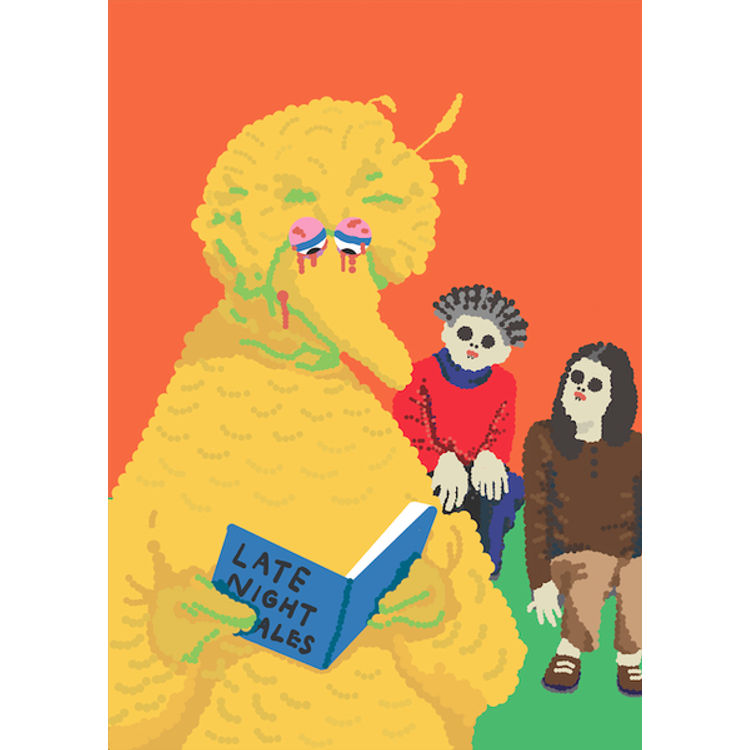 Bedtime Stories with Big Bird by Dangerousbeans