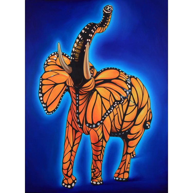 MONARCH ELEPHANT by Ron English