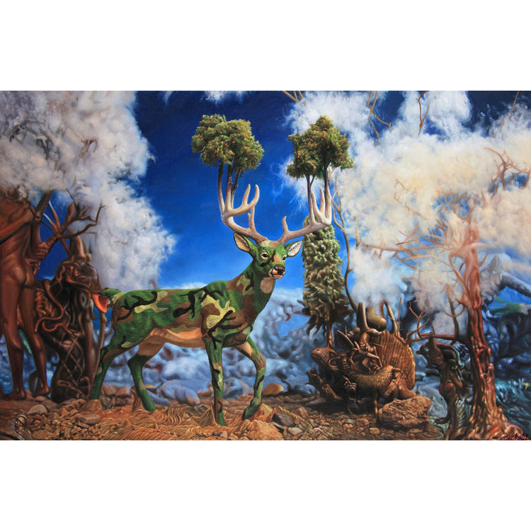 CLOUD DEER by Ron English