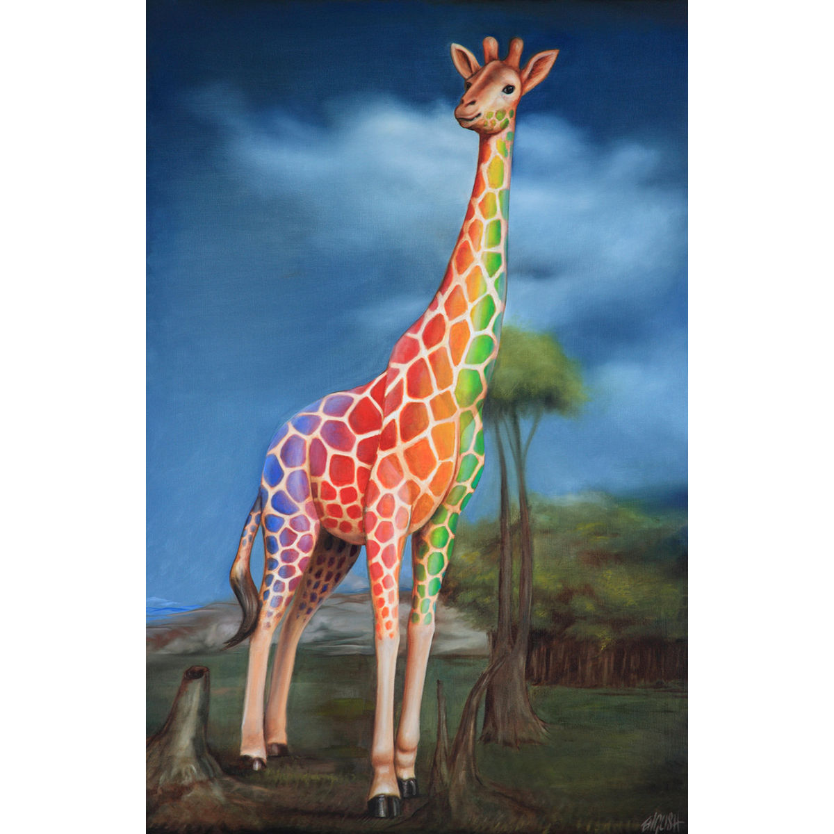 RAINBOW GIRAFFE