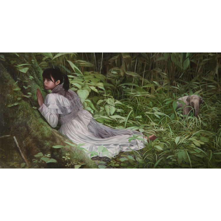 MAIDEN UNDER THE TREE by Hirabayashi Takahiro