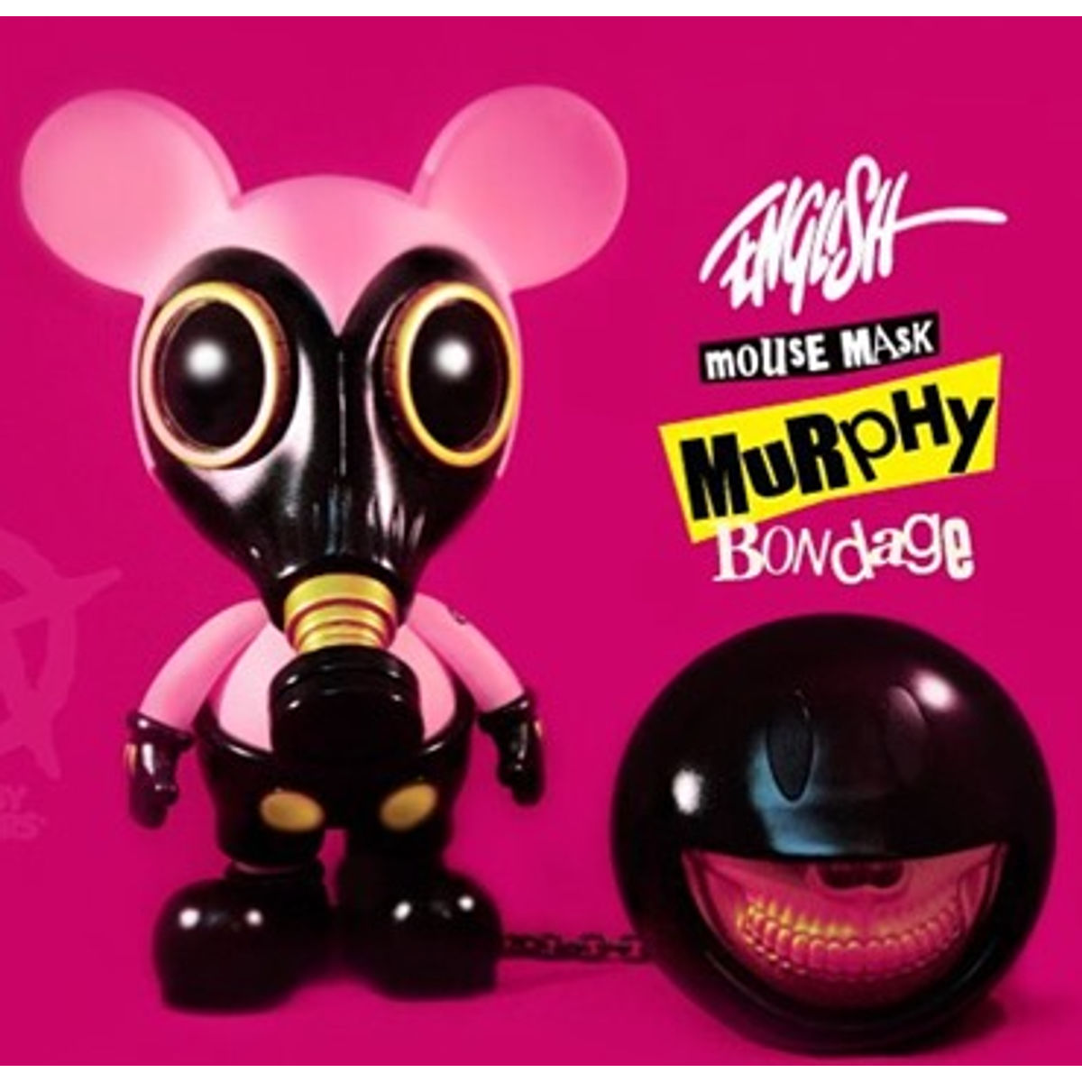 Mousemask Murphy - Bondage ( gold accents with black tattoo )