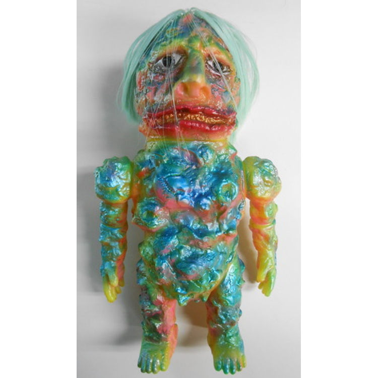 violence primitive man (a normal face / neon yellow molding) by NagNagNag (Shigeru Arai)