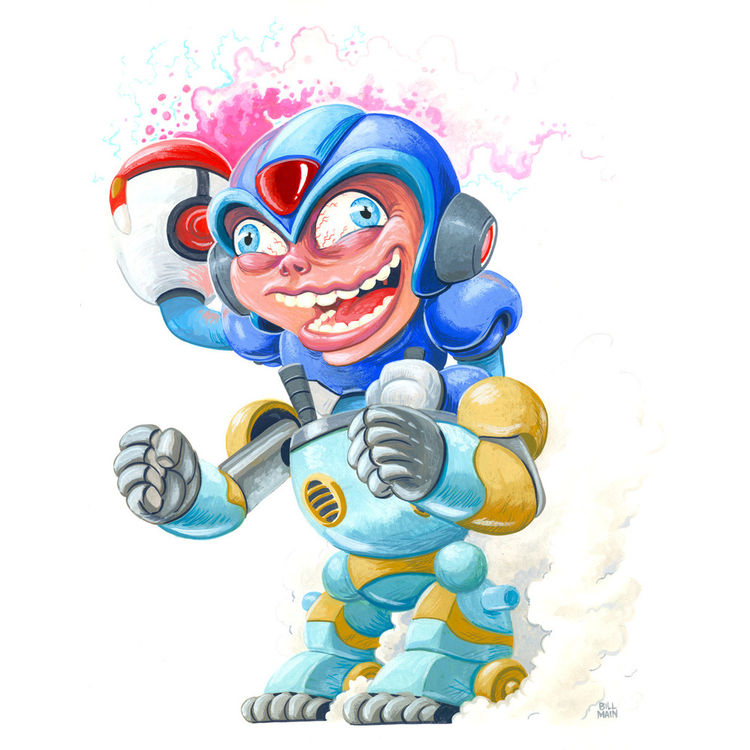 Mega Man X by Bill Main
