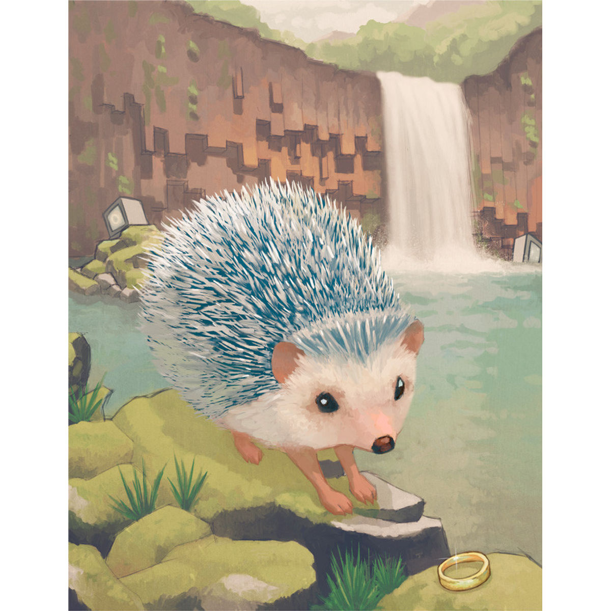 "The Hedgehog" Print
