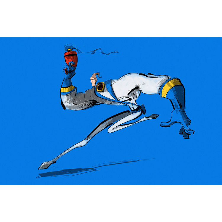 "Jim" Print by CLAUS