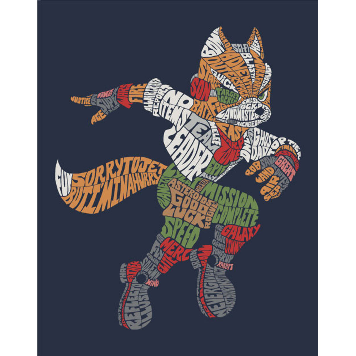 "A Very Wordy Pilot" Print