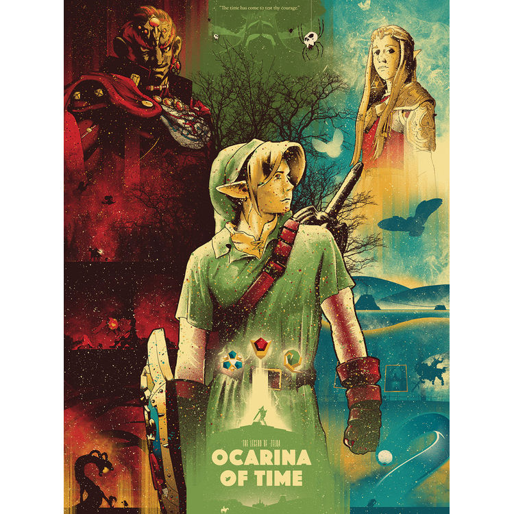 "The Legend of Zelda: Ocarina of Time" Print by Marinko Milosevski