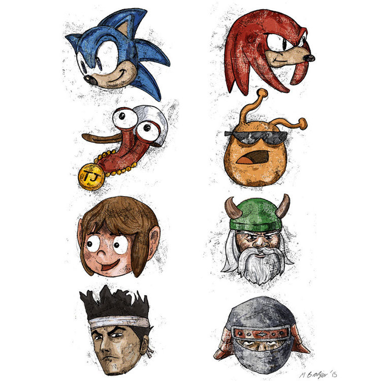 "Se-Guys" Print by Matthew Brazier