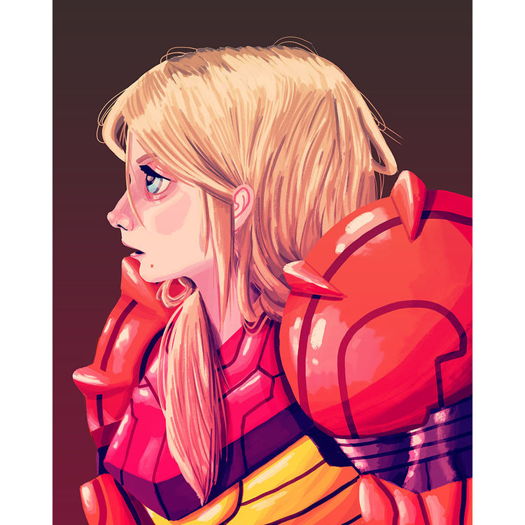 "Samus" Print by Nan Lawson