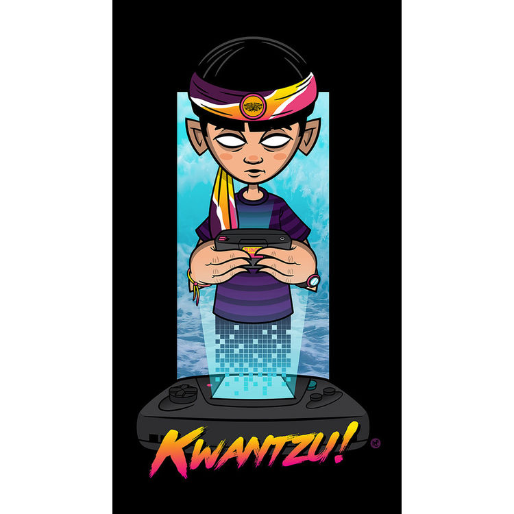 "I thought I was playing Shinobi (how very meta of me)" Print by Nic Cowan