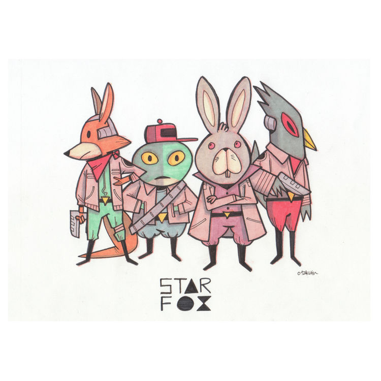 Star Fox Clique by Oliver Akuin