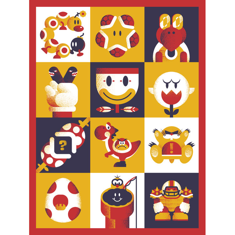 "Mario World Mashup" Print by Ryan Brinkerhoff