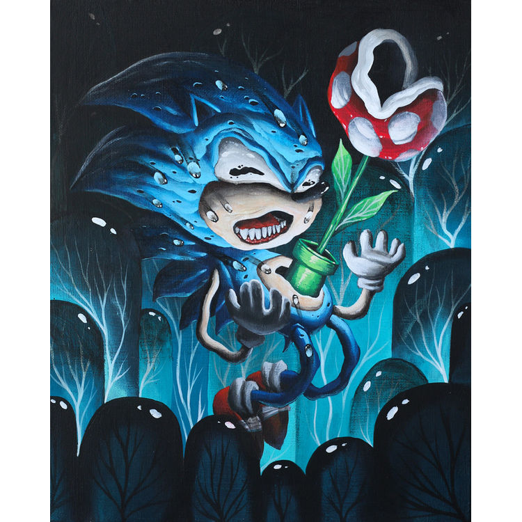 Sonic Versus MarioCarnivorus by Veks Van Hillik