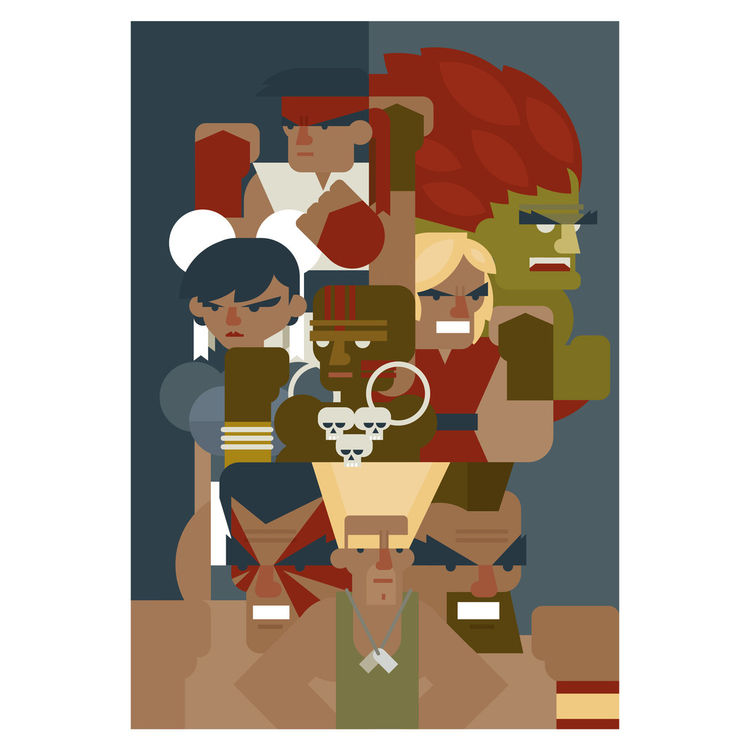 "Hadouken" Print by Known As Unknown (Martin Donnelly)