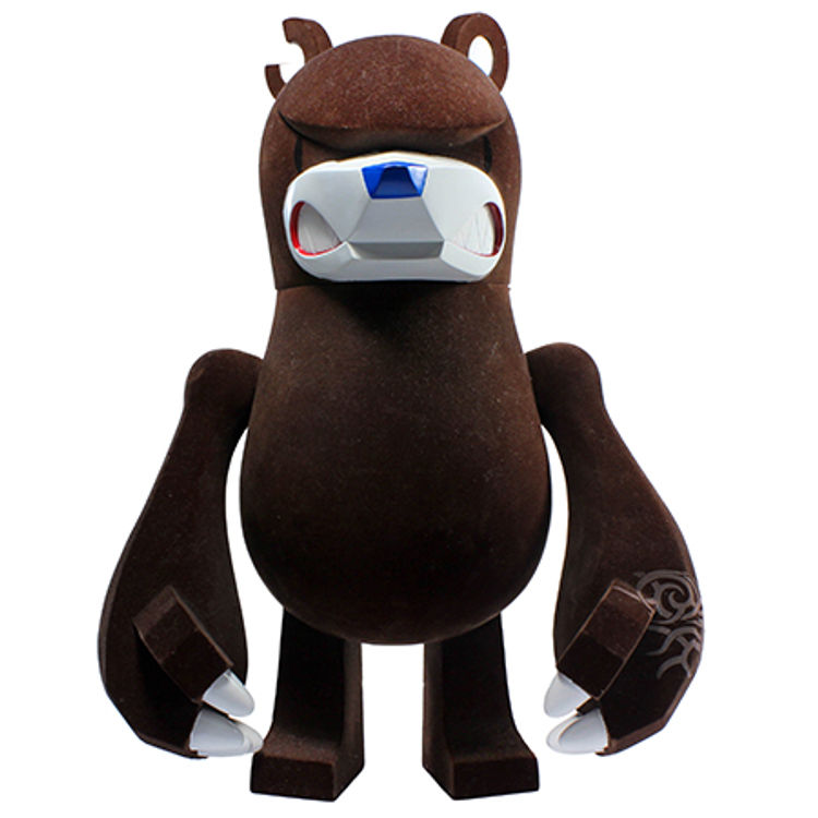 Knucklebear 18" - Brown Flocked Tattoo by Touma