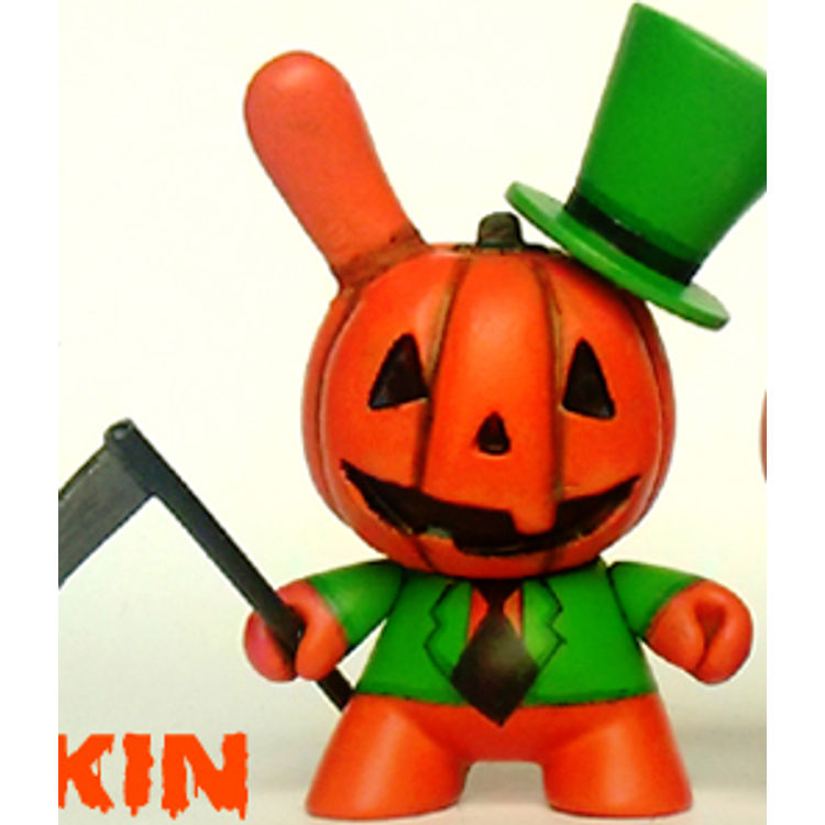 Pumpkin Halloween dunny (3'') by FER MG (Fer Mogica)