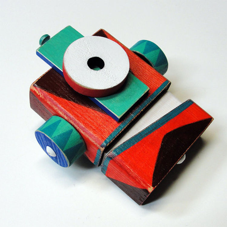 Red Uno Bot by William Denton Ray