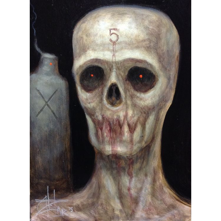 Death and The Interloper(Study) by Chet Zar