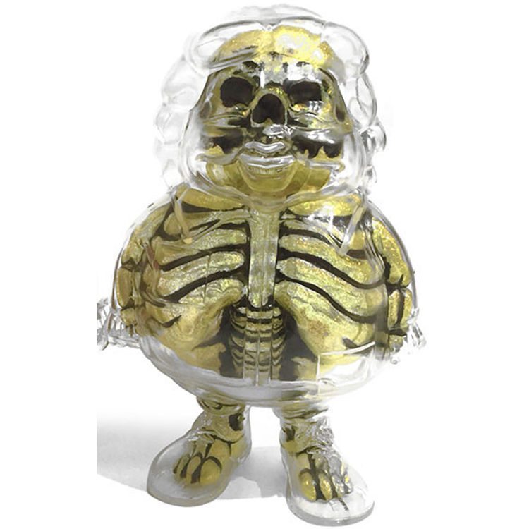 X-RAY MC SUPER SIZED 2016 NEW YEAR SET - yellow Lame by Ron English