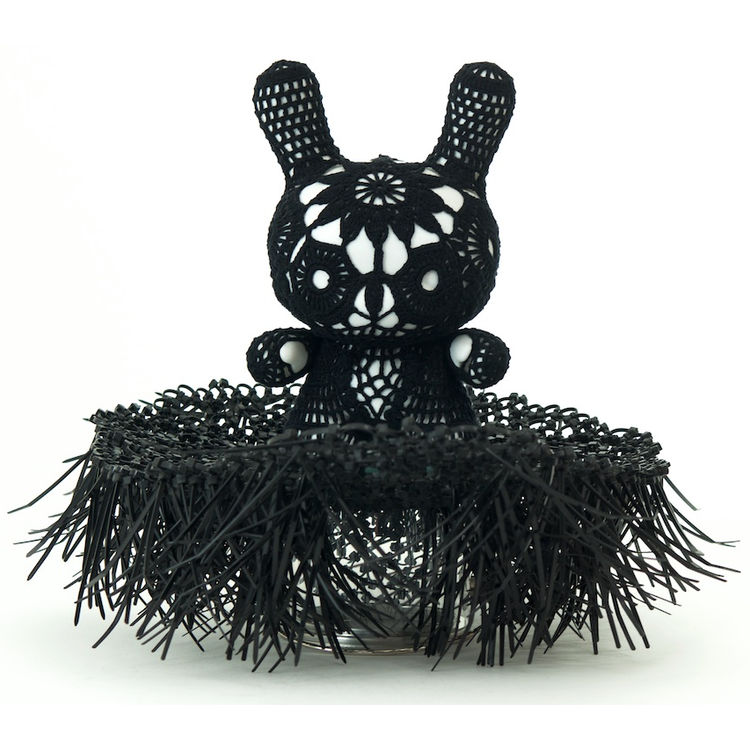 untitled (black) - 8" by Gianluca Traina