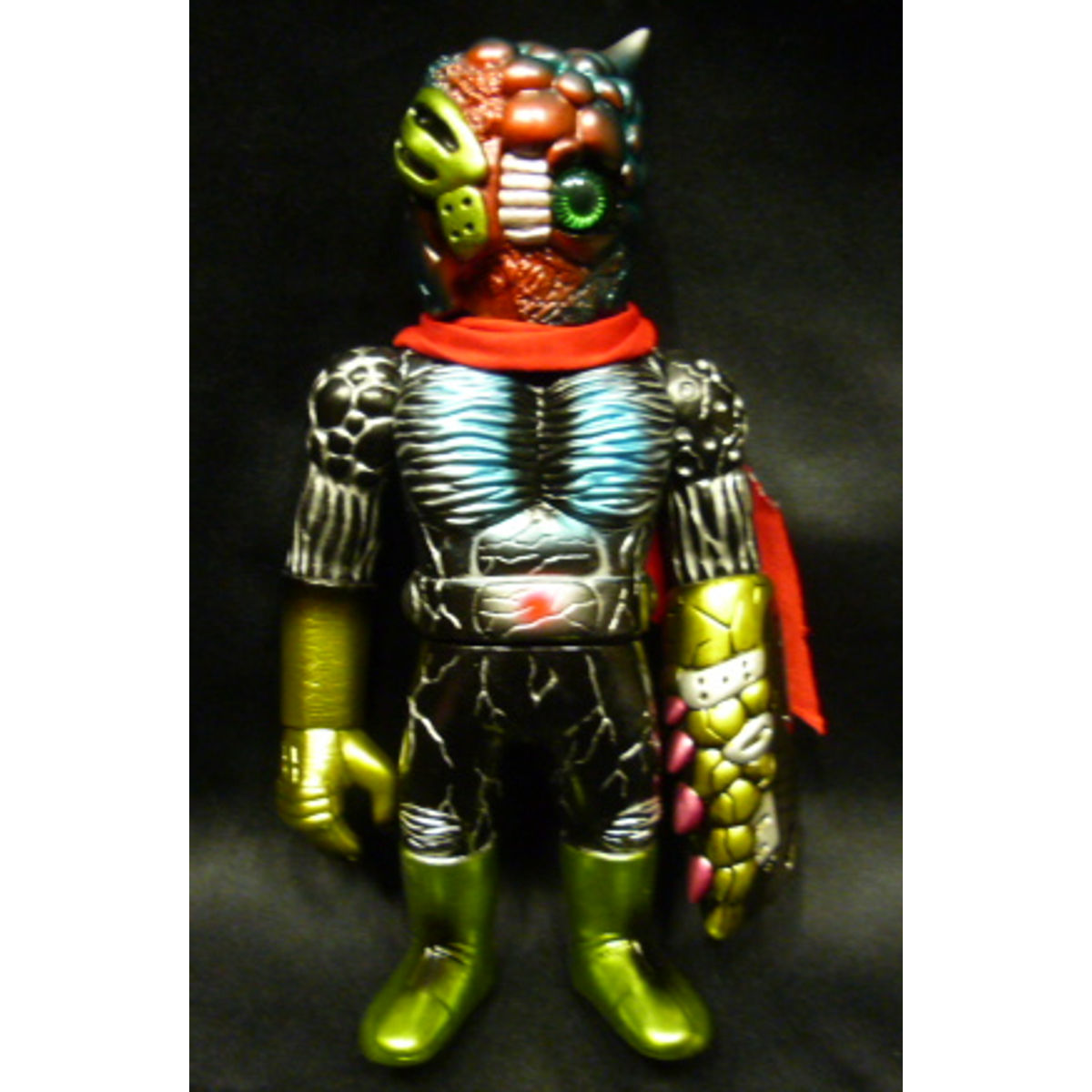 Kosman No.1 chaosblade 21 (black molding / arm a / braid / boots / meta-green / head green / Doll eye green / red muffler)