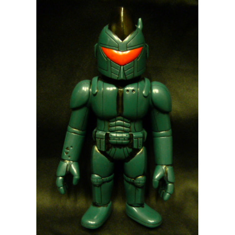 real head Mohawk Trooper - dark green / Red visor by Real X Head (Mori Katsura)