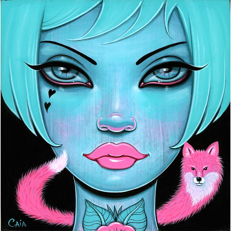 Pink Fox Blue You by Caia Koopman