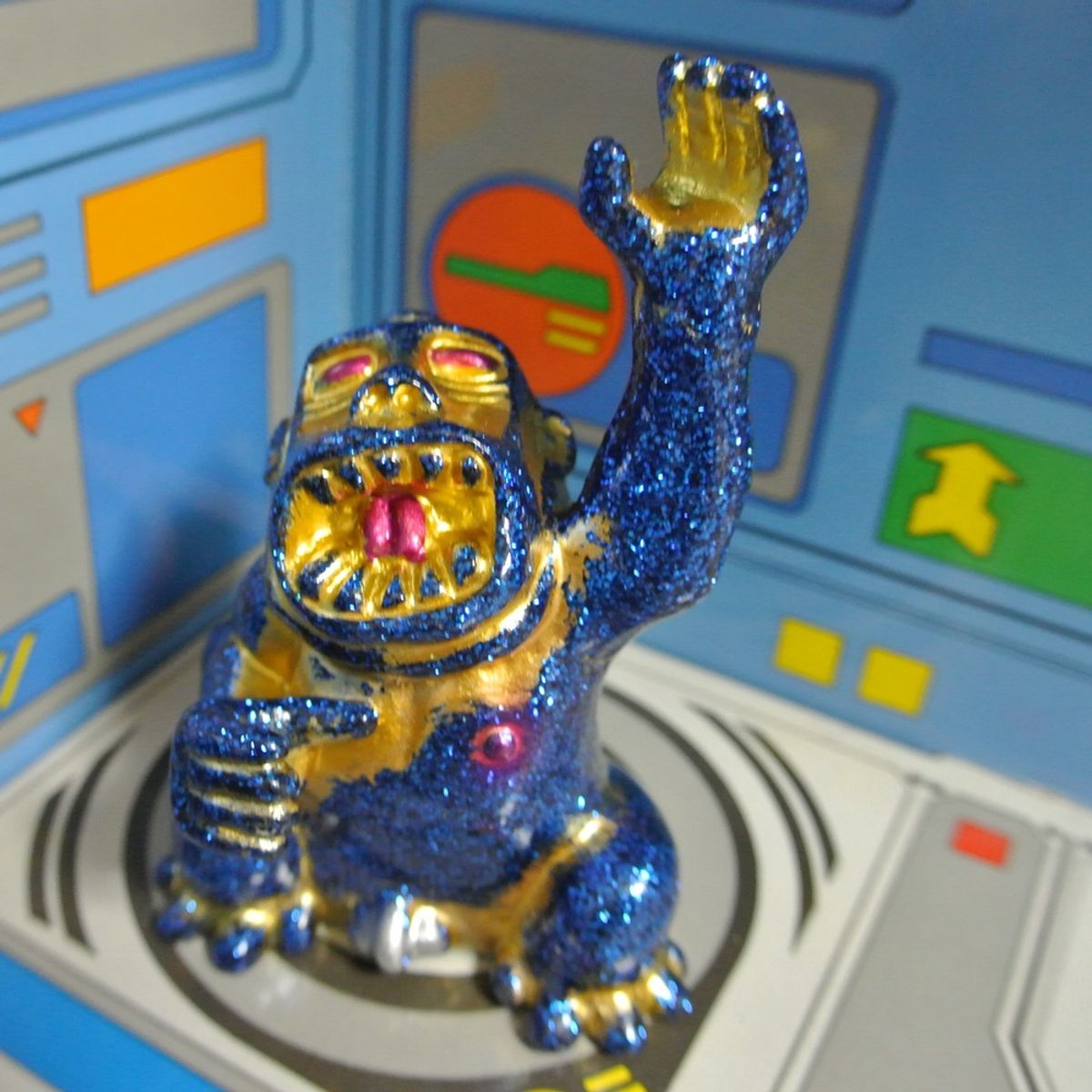 Monstre Ape - Glitter Bomb Blue Metal