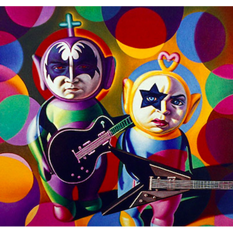 Kiss Teletubbies by Ron English