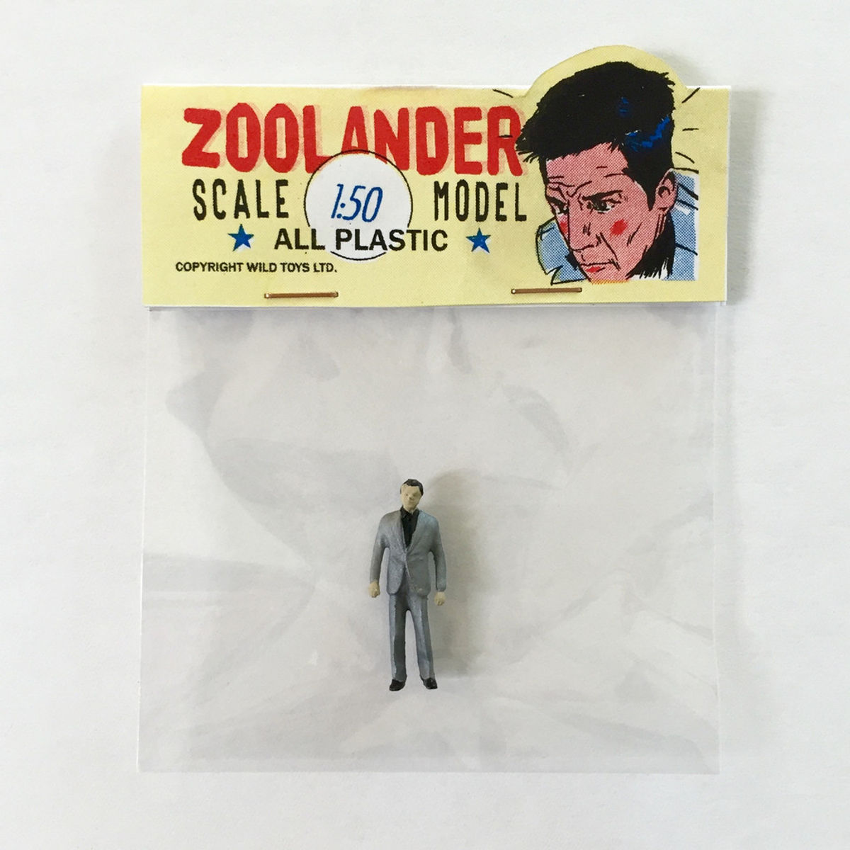 Derek Zoolander Male Model Scale Model (Silver Suit Derek)