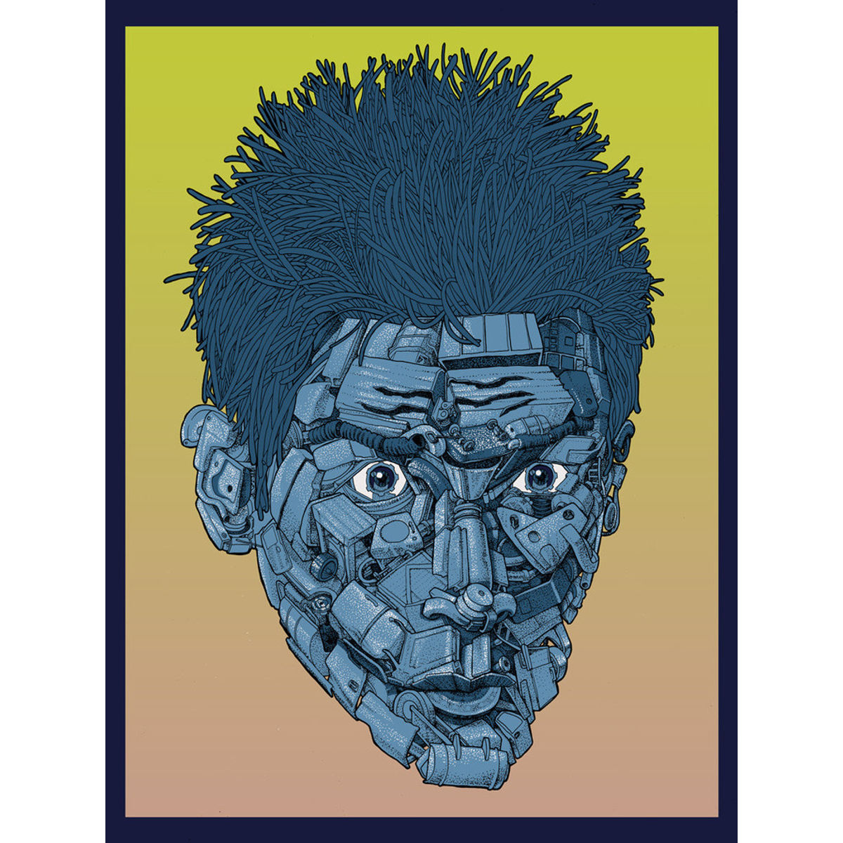 "Blue Steel" Print
