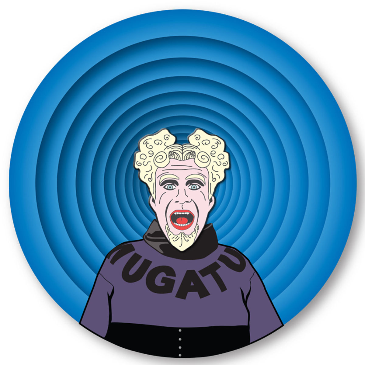 "Obey!" Pin