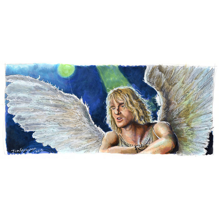 "Richard Gere's a real hero of mine" Print by Jim Ferguson