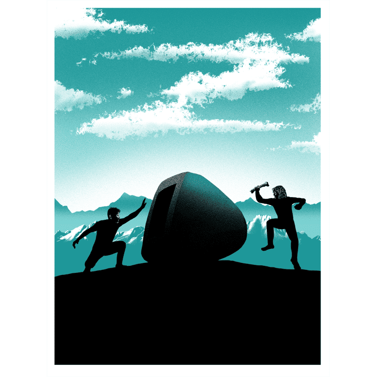 "In The Computer" Print by Josh Blake