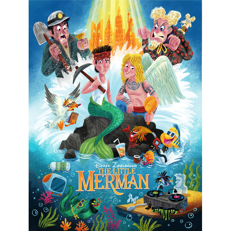 "The Little Merman" Print by Luke Flowers