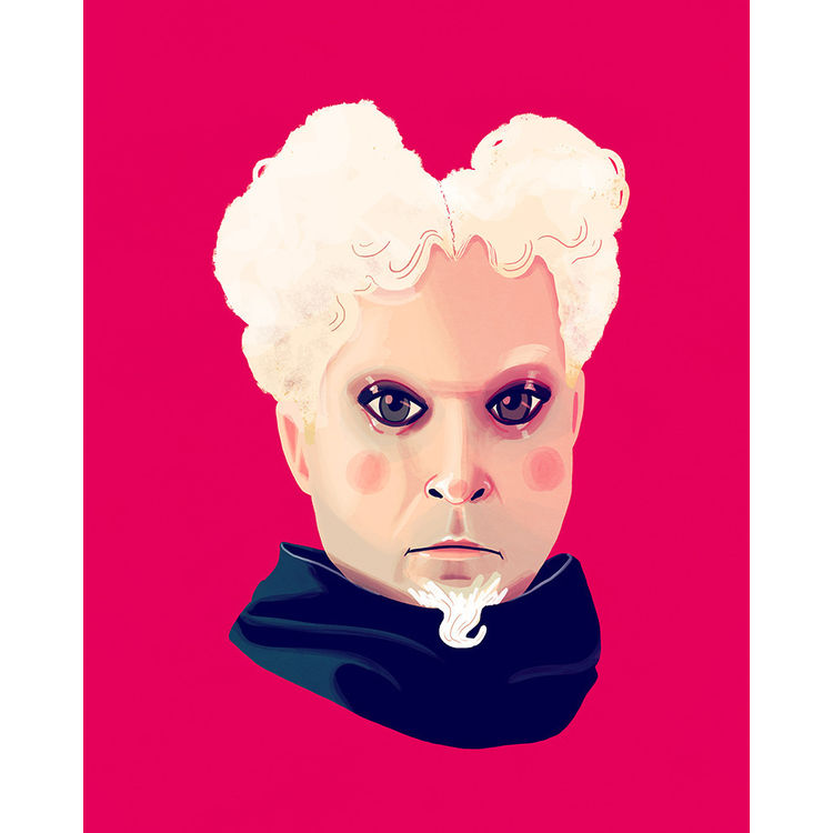 "He's So Hot Right Now" Print by Nan Lawson