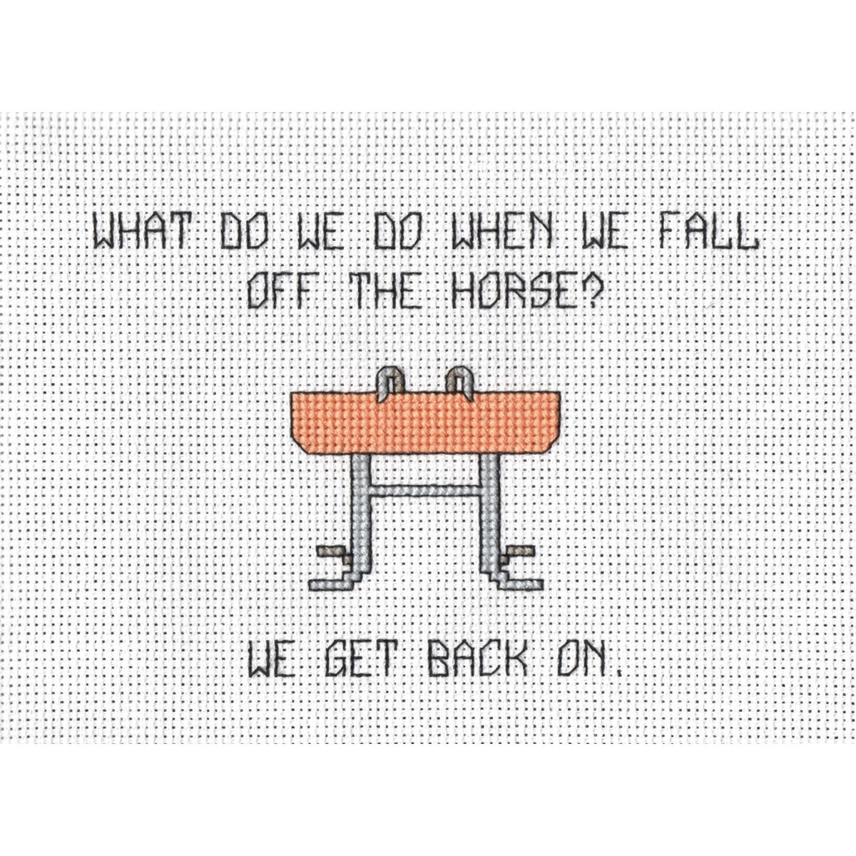 Sorry, Maury. I'm not a gymnast.