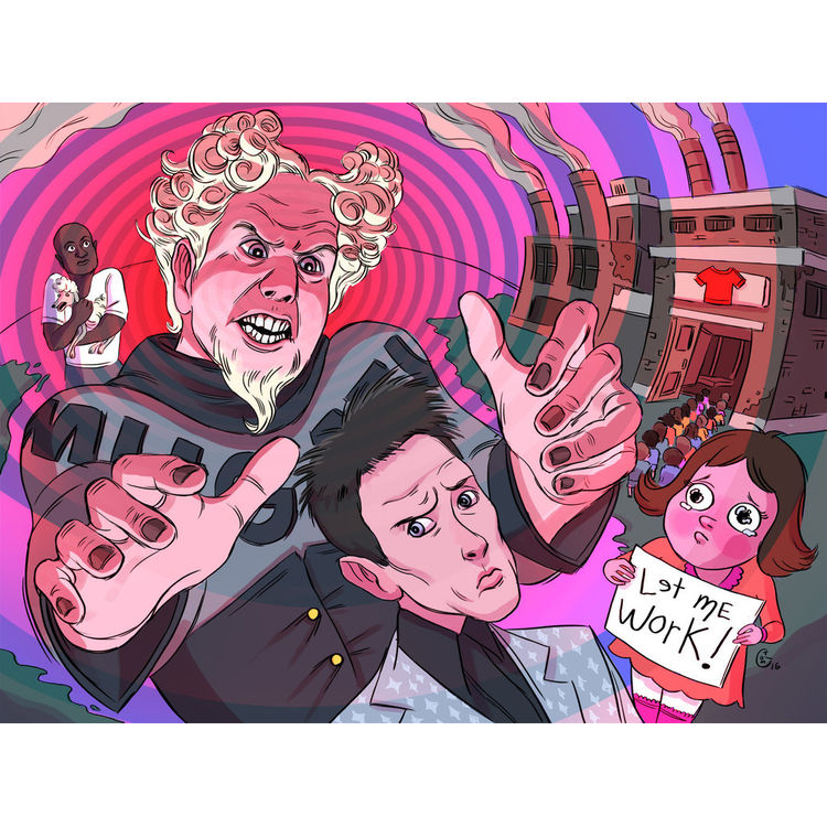"Mugatu's Schemes" Print by Tom Grillo