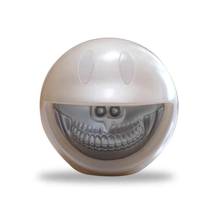Ron English Smiley Grin - Silver Pearl (AP Version) by Ron English