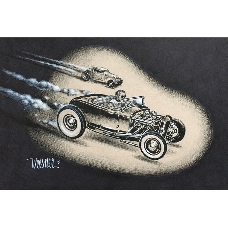 Race Sketch by Keith Weesner